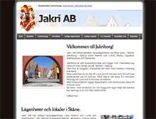 Tablet Screenshot of jakriborg.se